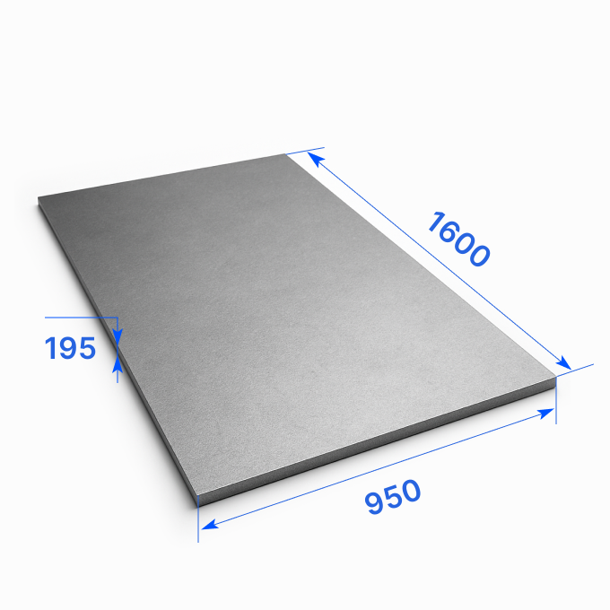 Лист горячекатаный 950х1600х195 мм, 40Х