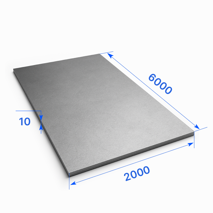 Лист толстый 2000х6000х10 мм, HARDOX