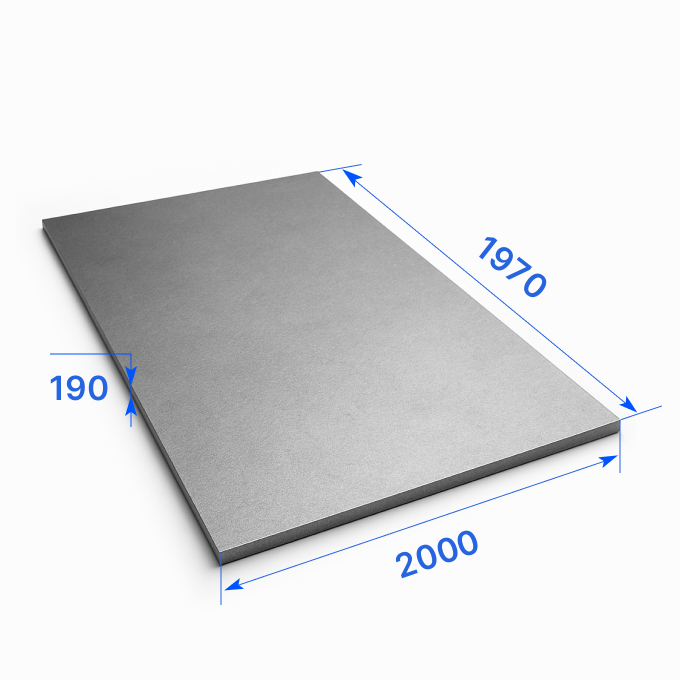 Лист горячекатаный 2000х1970х190 мм, 09Г2С-15