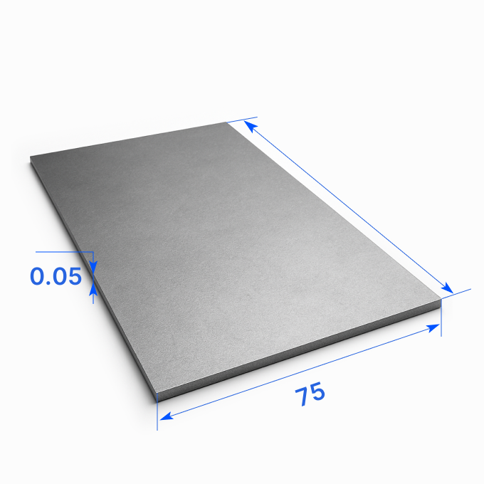 Лист тонкий 75х0.05 мм, Э100