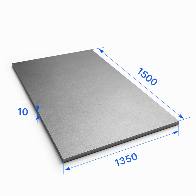 Лист нержавеющий 1350х1500х10 мм, 321 (AISI, TP)