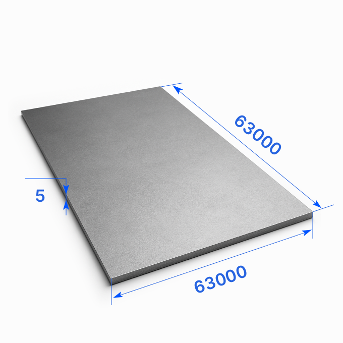 Лист нержавеющий 63000х63000х5 мм, 10Х17Н13М2Т