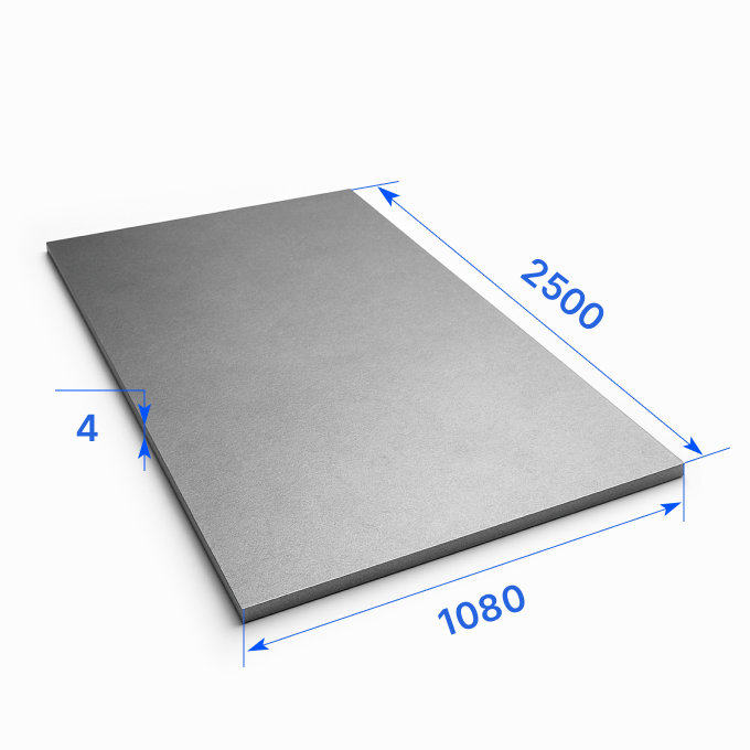 Лист рифленый 1080х2500х4 мм, 3ПС