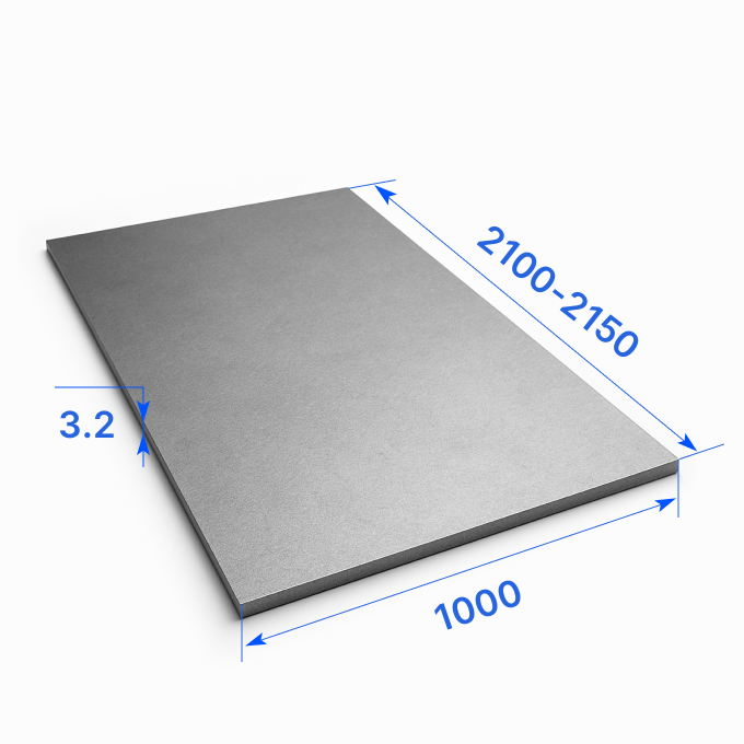 Лист холоднокатаный 1000х2100-2150х3.2 мм, 321 (AISI, TP), ТУ 14-1-2476-78