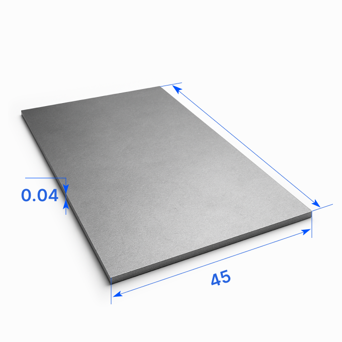 Лист тонкий 45х0.04 мм, Э110