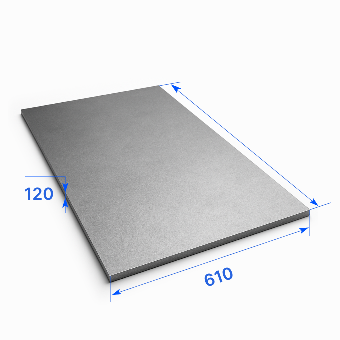 Лист инструментальный 610х120 мм, 9ХС, ГОСТ 8479