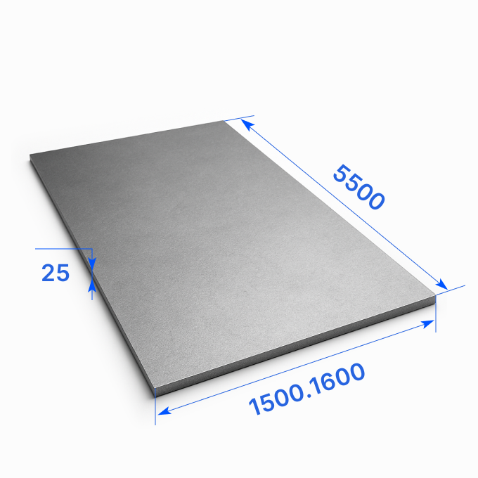 Лист толстый 1500.1600х5500х25 мм, 3ПС, ГОСТ 14637