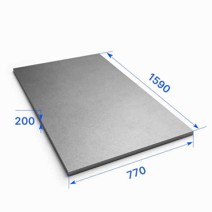 Лист горячекатаный 770х1590х200 мм, 40Х