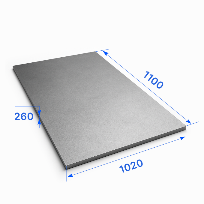 Лист толстый 1020х1100х260 мм, 3