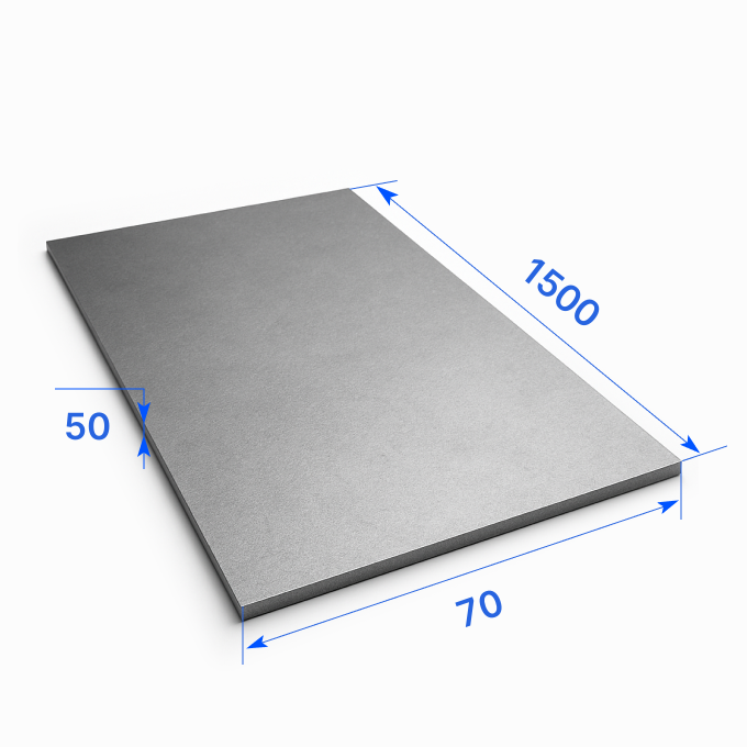 Лист толстый 70х1500х50 мм, 20