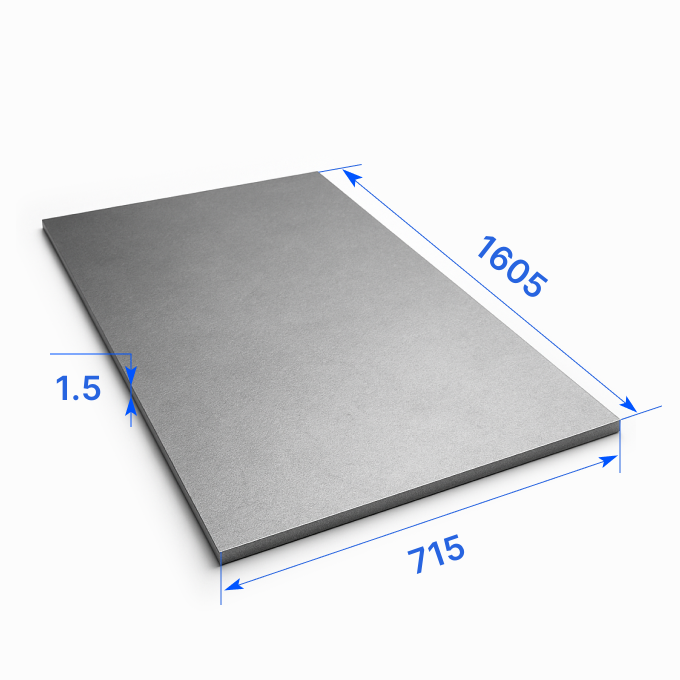 Лист тонкий 715х1605х1.5 мм, ХН62ВМЮТ-ВД
