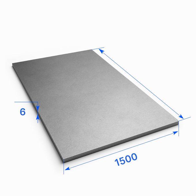 Лист толстый 1500х6 мм, 9ХС