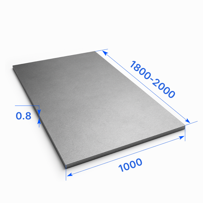 Лист нержавеющий 1000х1800-2000х0.8 мм, 12Х18Н10Т-М, ТУ 14-1-2186-77