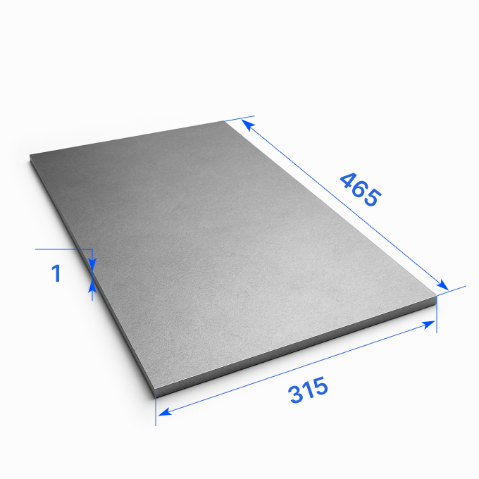 Лист жаропрочный 315х465х1 мм, ЭИ602