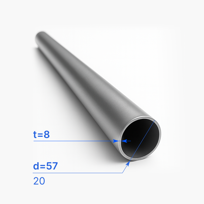 Труба 57x8 мм, 20