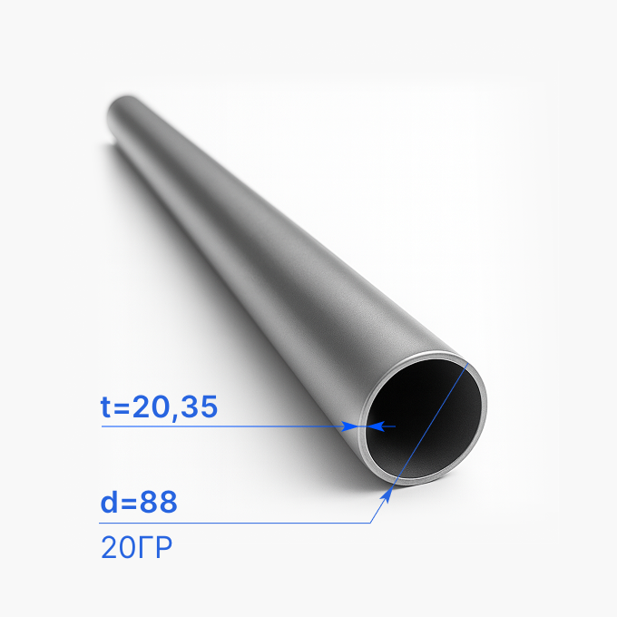 Труба 88x20,35 мм, 20ГР, ГОСТ 23270