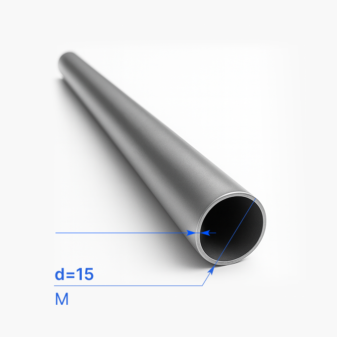 Труба 15x мм, М