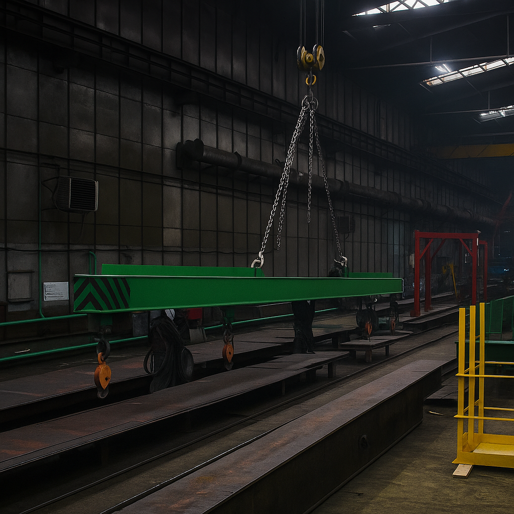 Тавровая балка на производстве