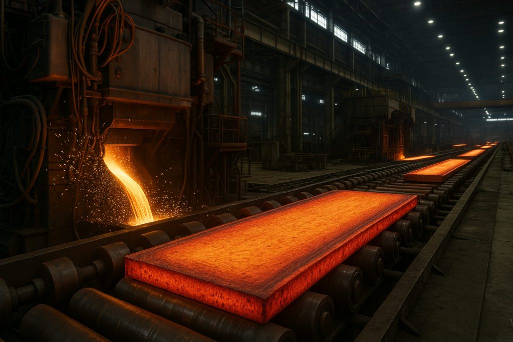 Линия производства судостроительной стали