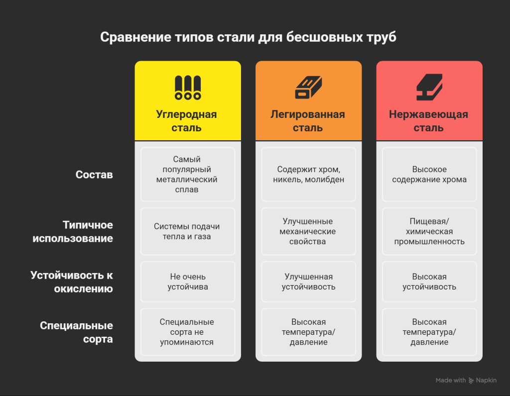 Производство бесшовных труб