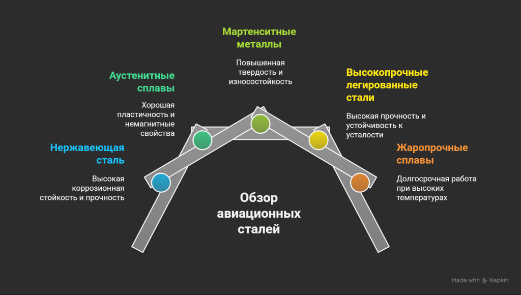Основные типы авиационных сталей