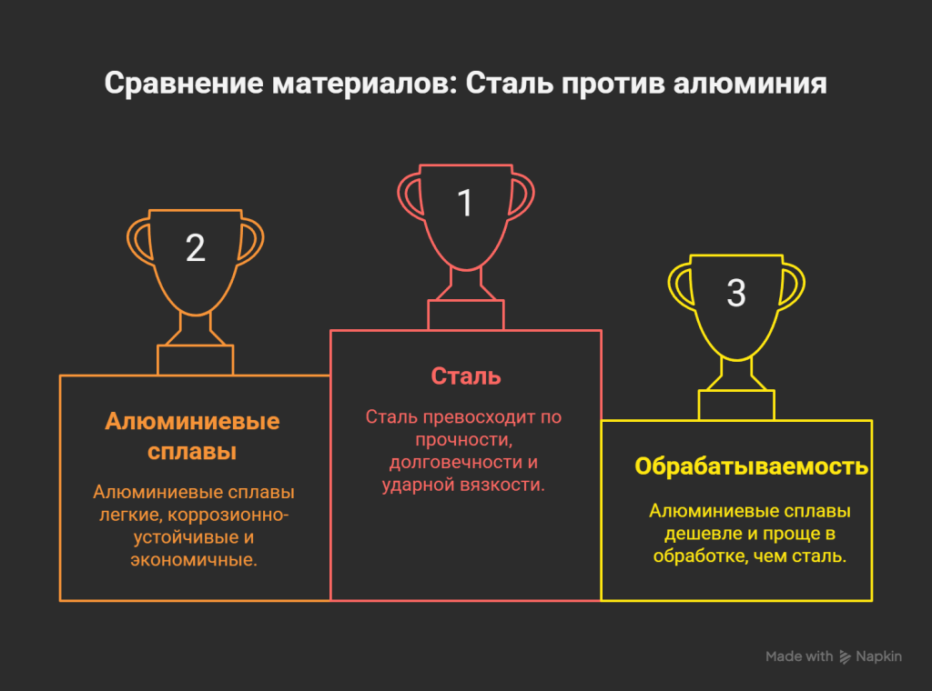 Сталь vs алюминиевые сплавы для самолетов