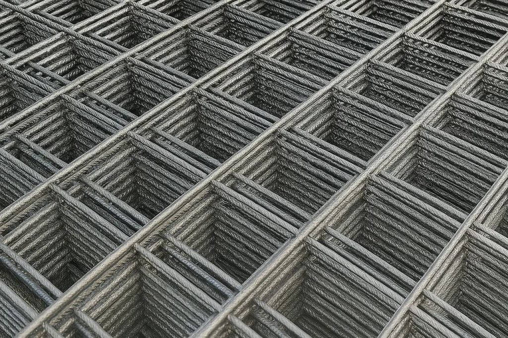 Арматурная сетка на фото